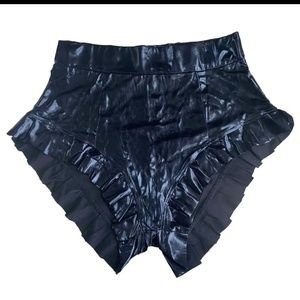 Sexy shiny high waist shorts